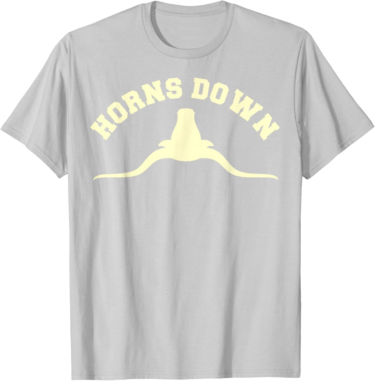 Horns Down Shirt Horns Down Texas Tuck Fexas Shirt T-Shirt - T-Shirt | Ash