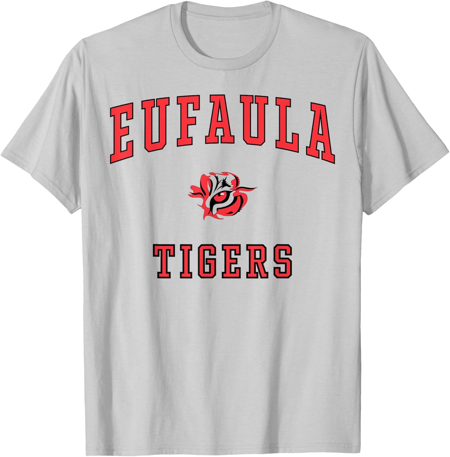 Eufaula High School Tigers C1 T-Shirt - T-Shirt | Ash