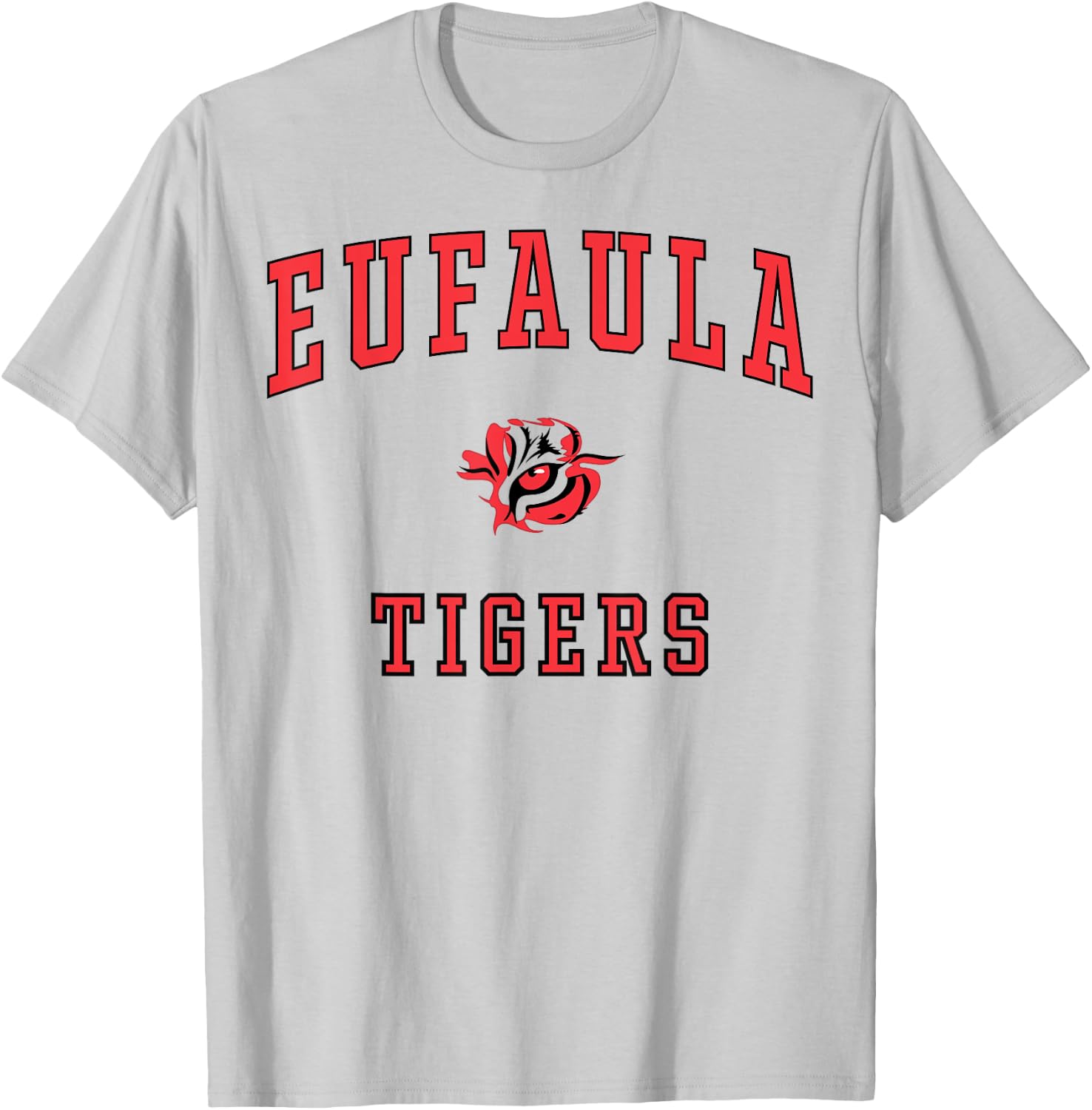 Eufaula High School Tigers C1 T-Shirt - T-Shirt | Ash
