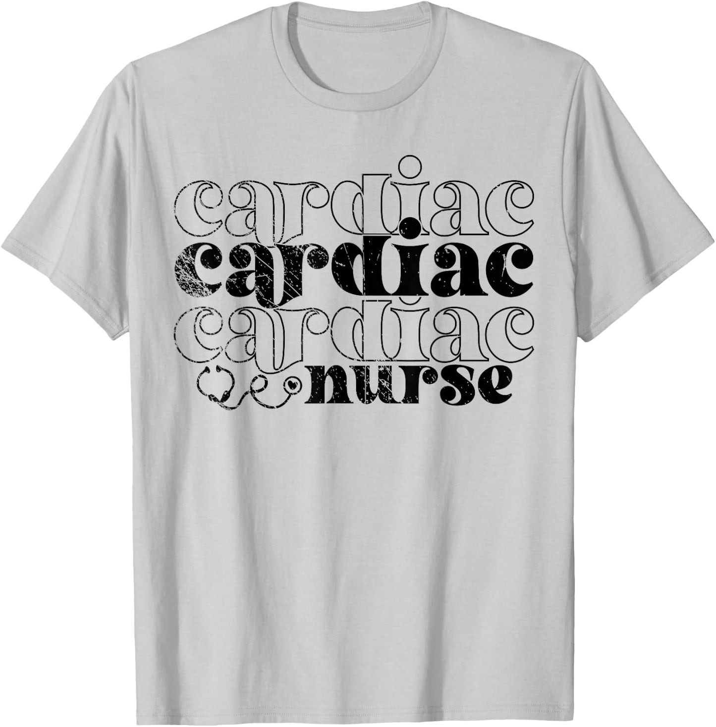 Proud Cardiac Nurse, Nursing, Nurse Lover T-Shirt - T-Shirt | Ash