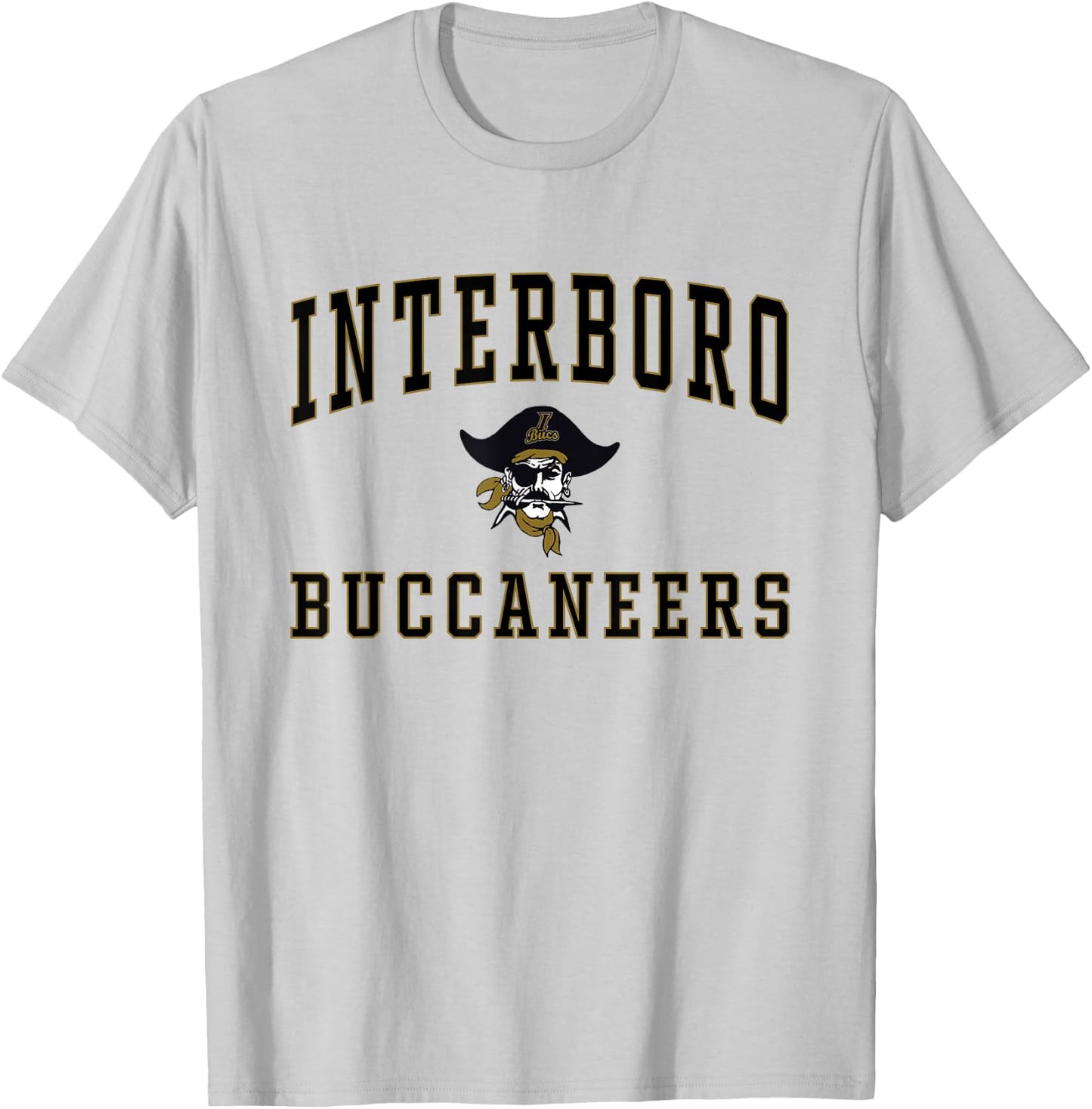 Interboro High School Buccaneers C1 T-Shirt - T-Shirt | Ash