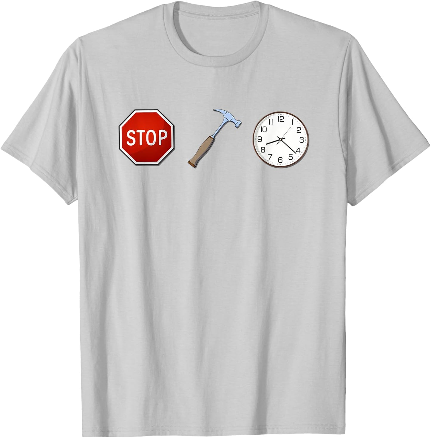 Stop Hammer Time - Funny T-Shirt - T-Shirt | Ash