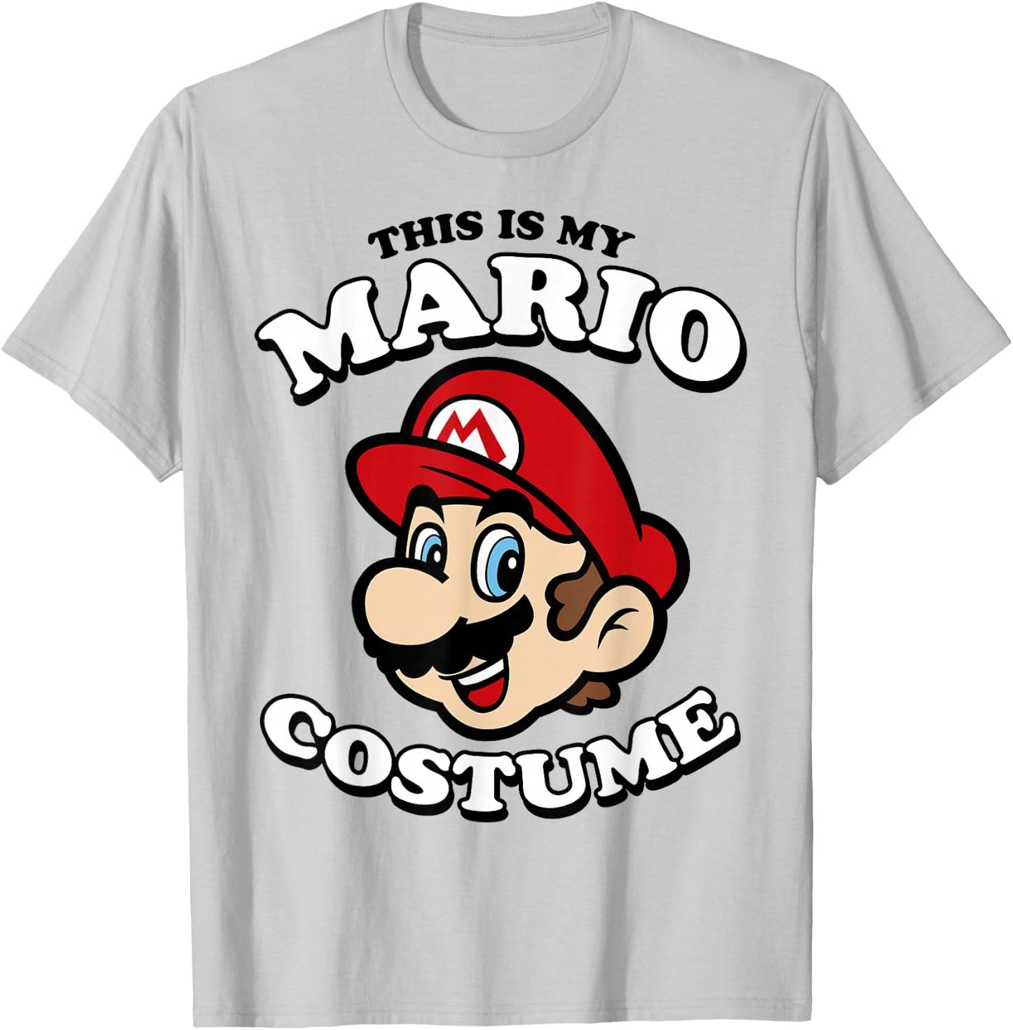 Nintendo Super Mario My Mario Costume Graphic T-Shirt - T-Shirt | Ash