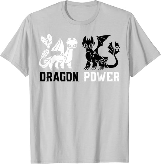 How to Train Your Dragon 3 Dragon Power T-Shirt - T-Shirt | Ash