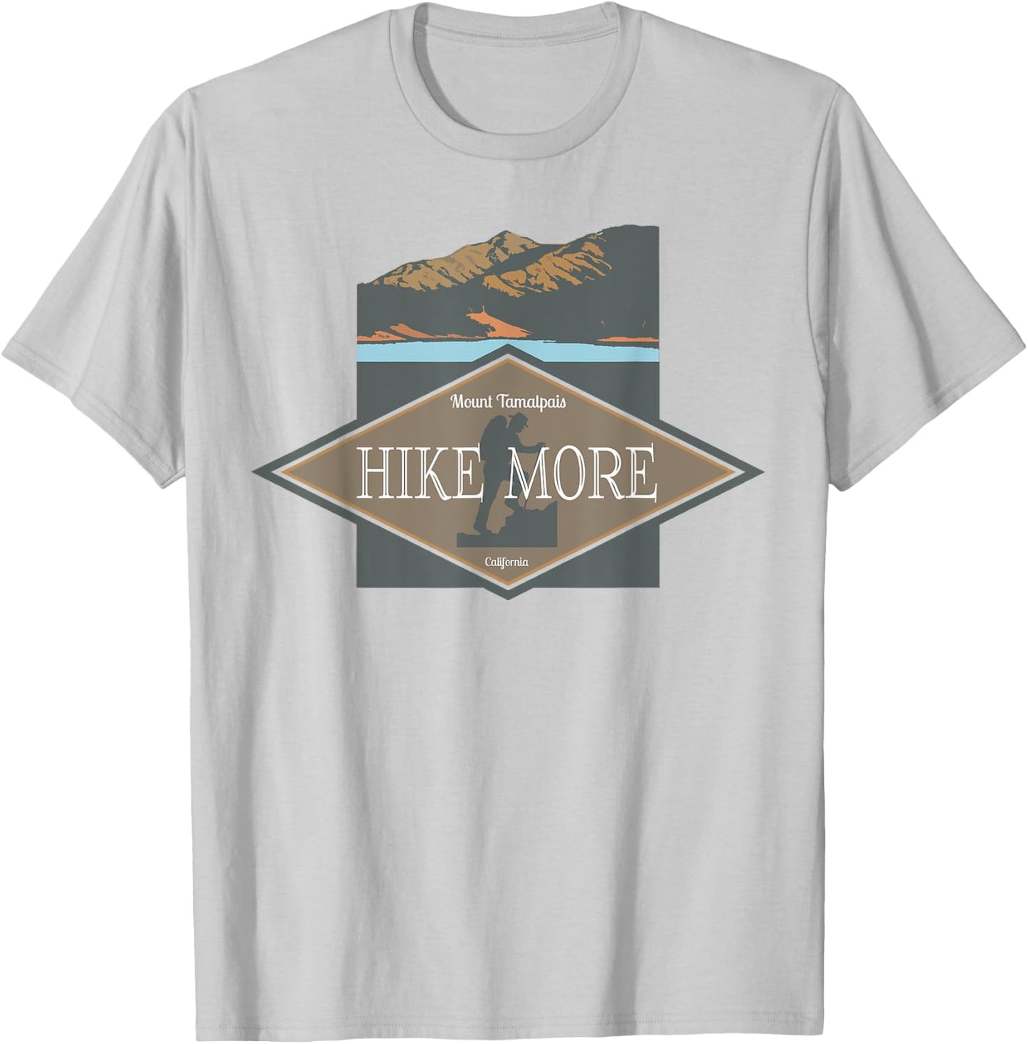 Hike More Mt. Tamalpais T-Shirt - T-Shirt | Ash