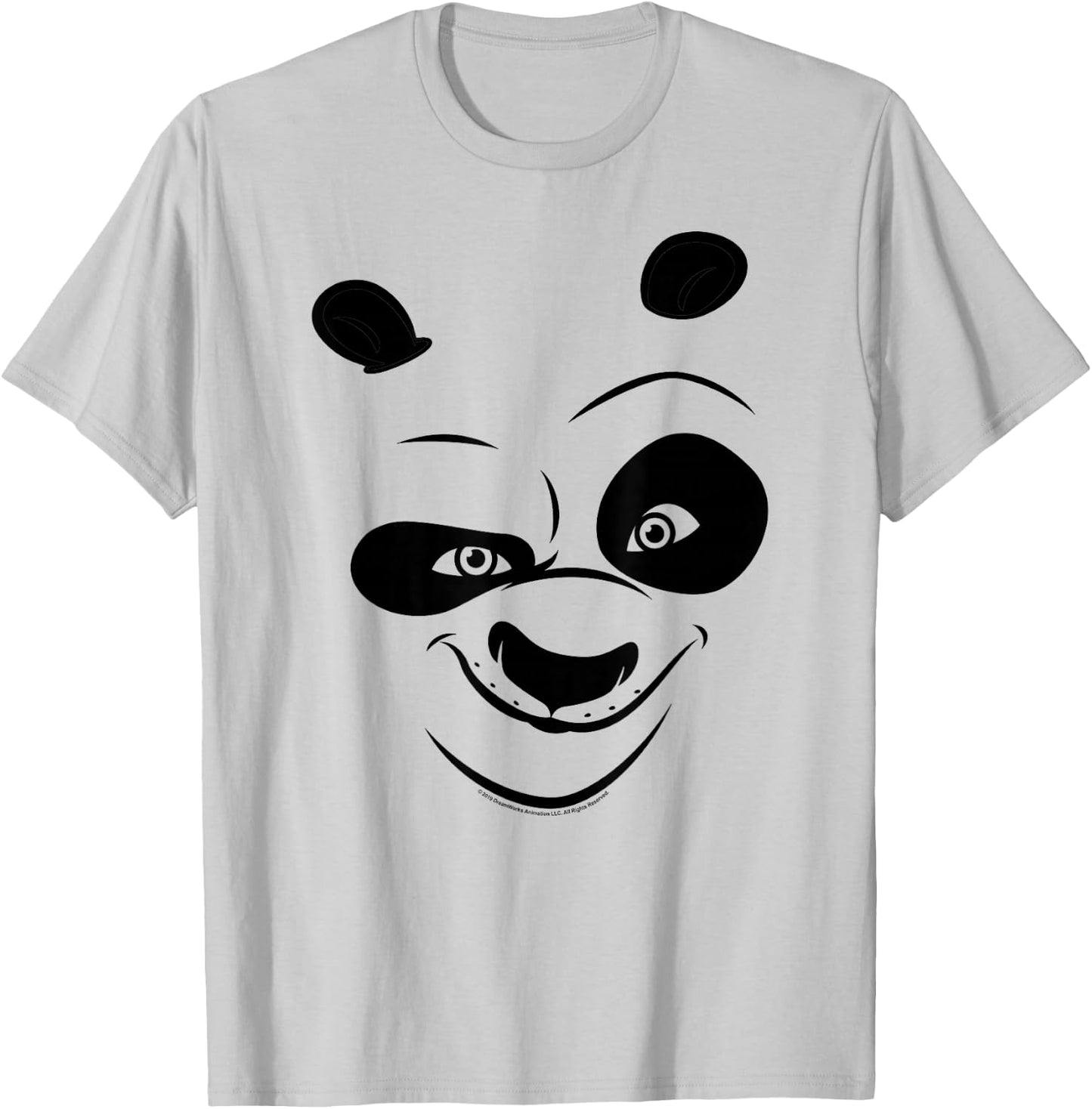 Kung Fu Panda Po Big Face Costume T-Shirt - T-Shirt | Ash