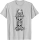 Hear No Evil See No Evil Speak No Evil, Skull Art T-Shirt - T-Shirt | Ash