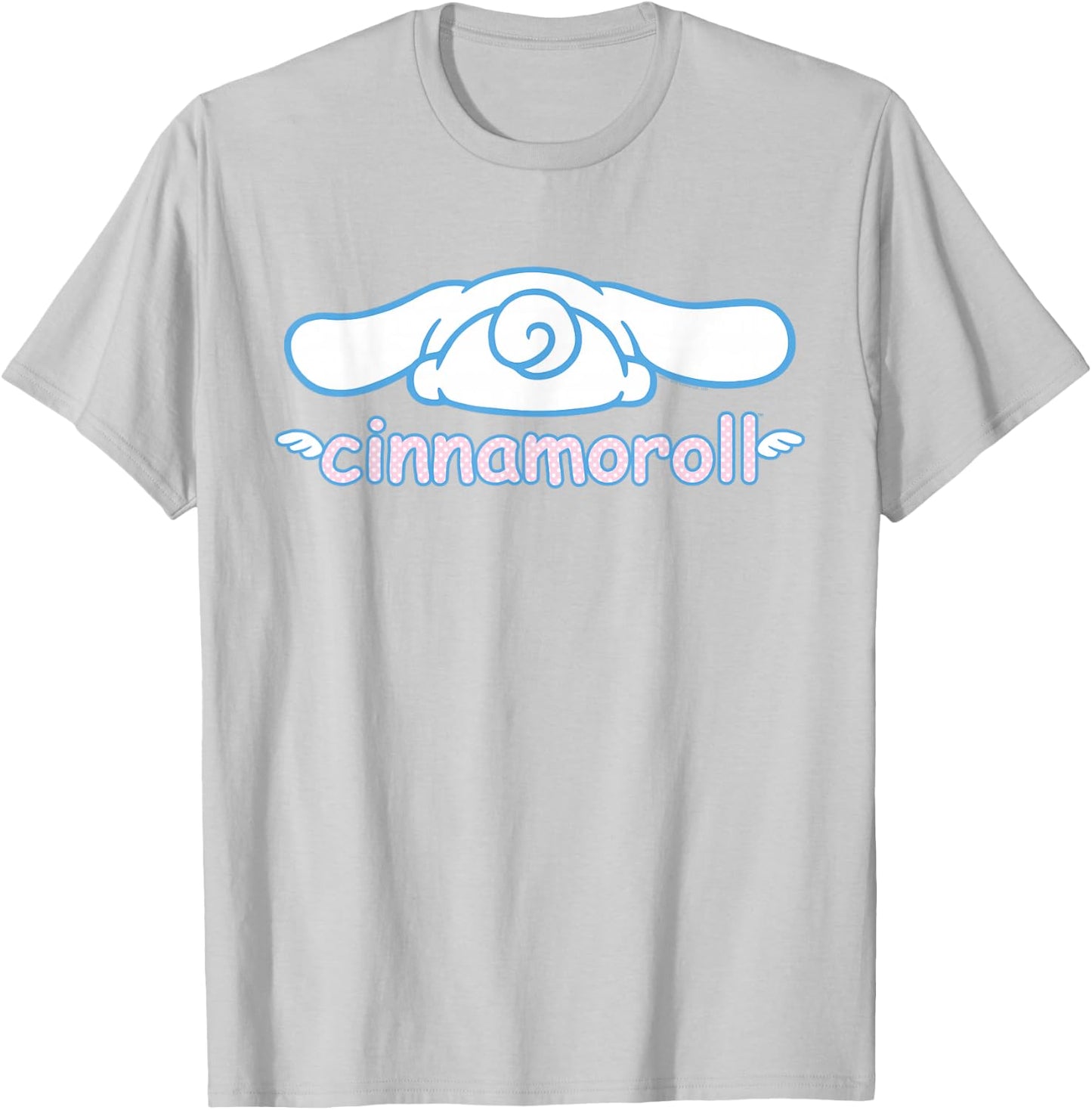 Sanrio Cinnamoroll Backside Logo Shirt T-Shirt - T-Shirt | Ash