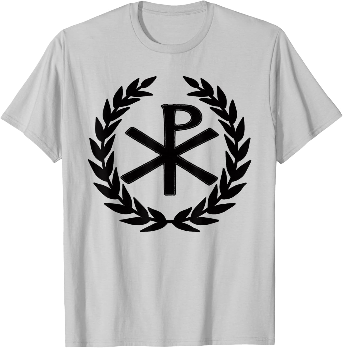 Roman Empire Chi Rho Symbol T-Shirt - T-Shirt | Ash