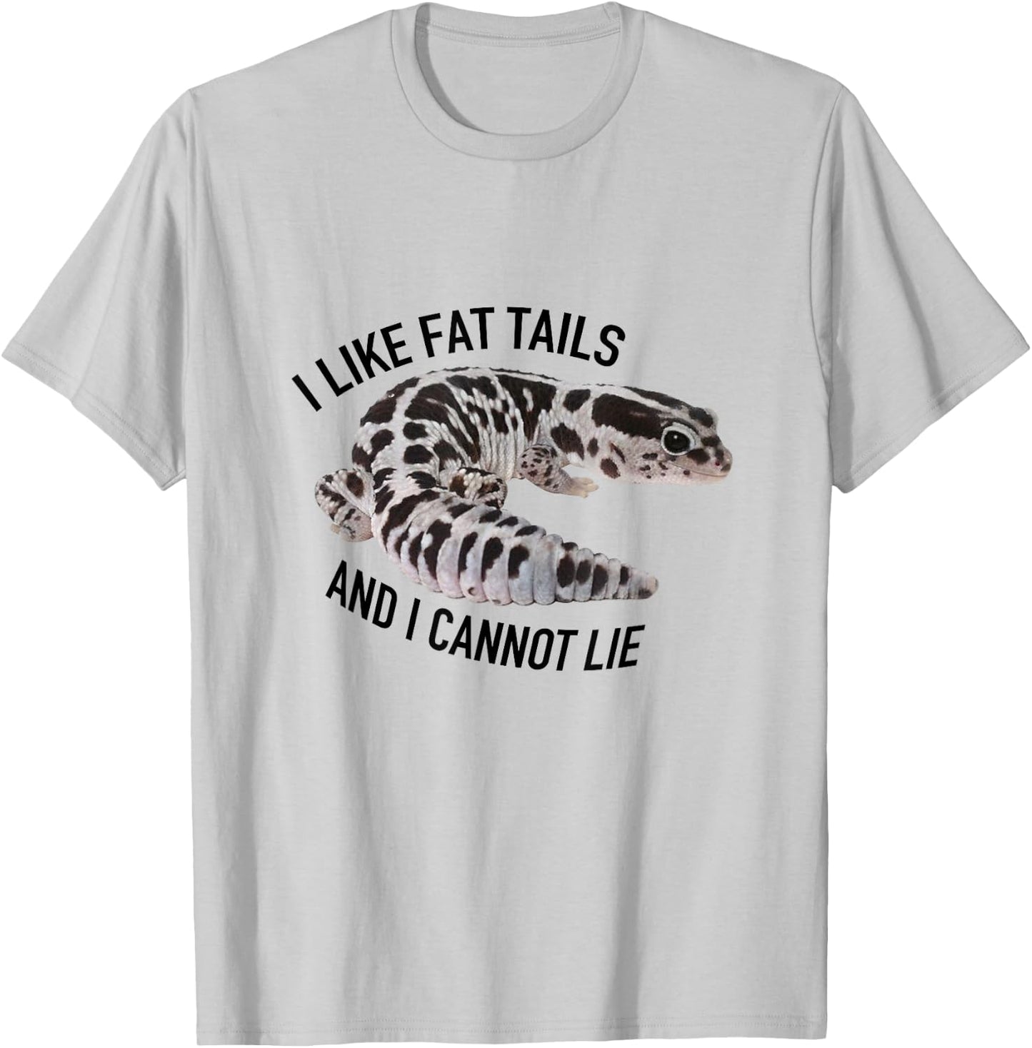 Fat-Tailed Gecko T-Shirt - T-Shirt | Ash