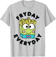 Keroppi French Fries Fryday Friday Everyday T-Shirt - T-Shirt | Ash