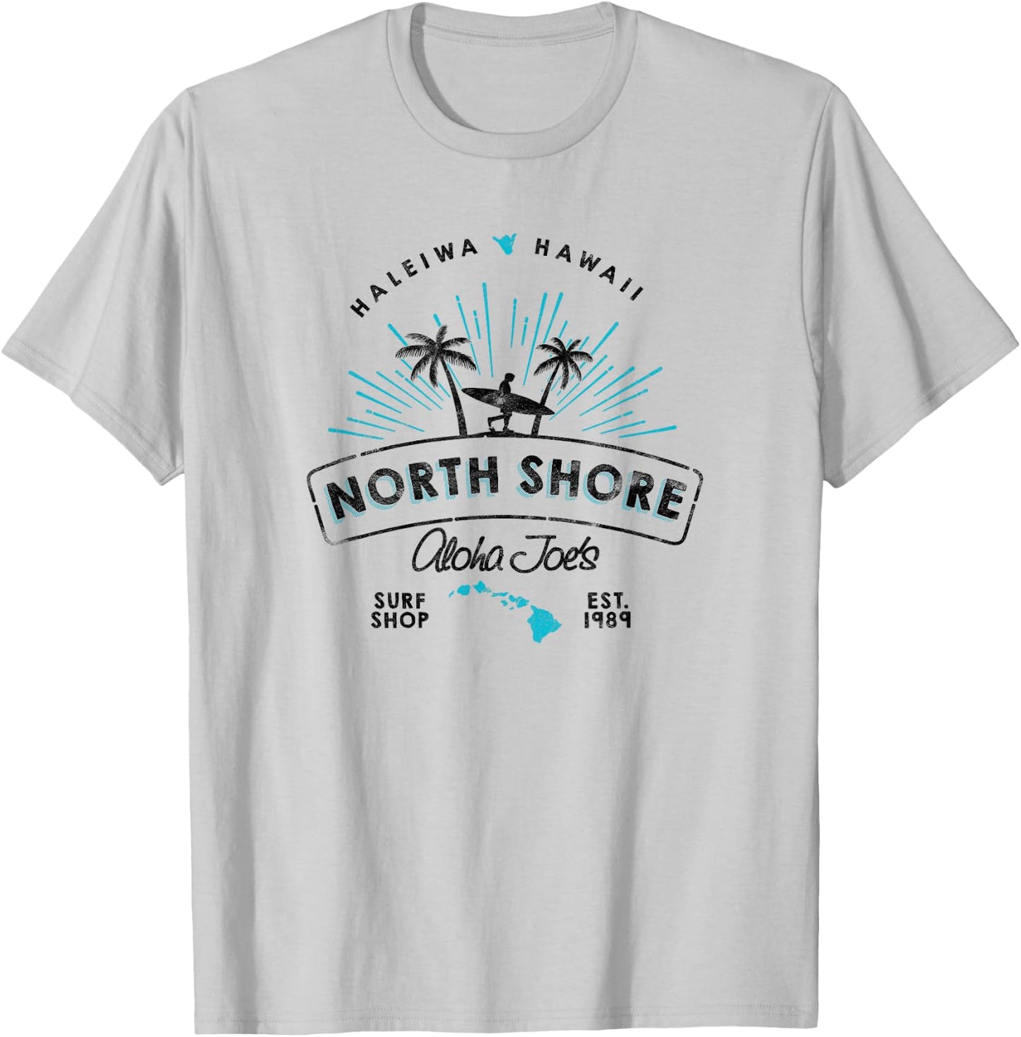 Aloha Joe's North Shore Surf Shop T-Shirt - T-Shirt | Ash