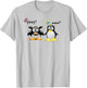 New Friends Learning a Language Moo Peep Penguin and Cow T-Shirt - T-Shirt | Ash