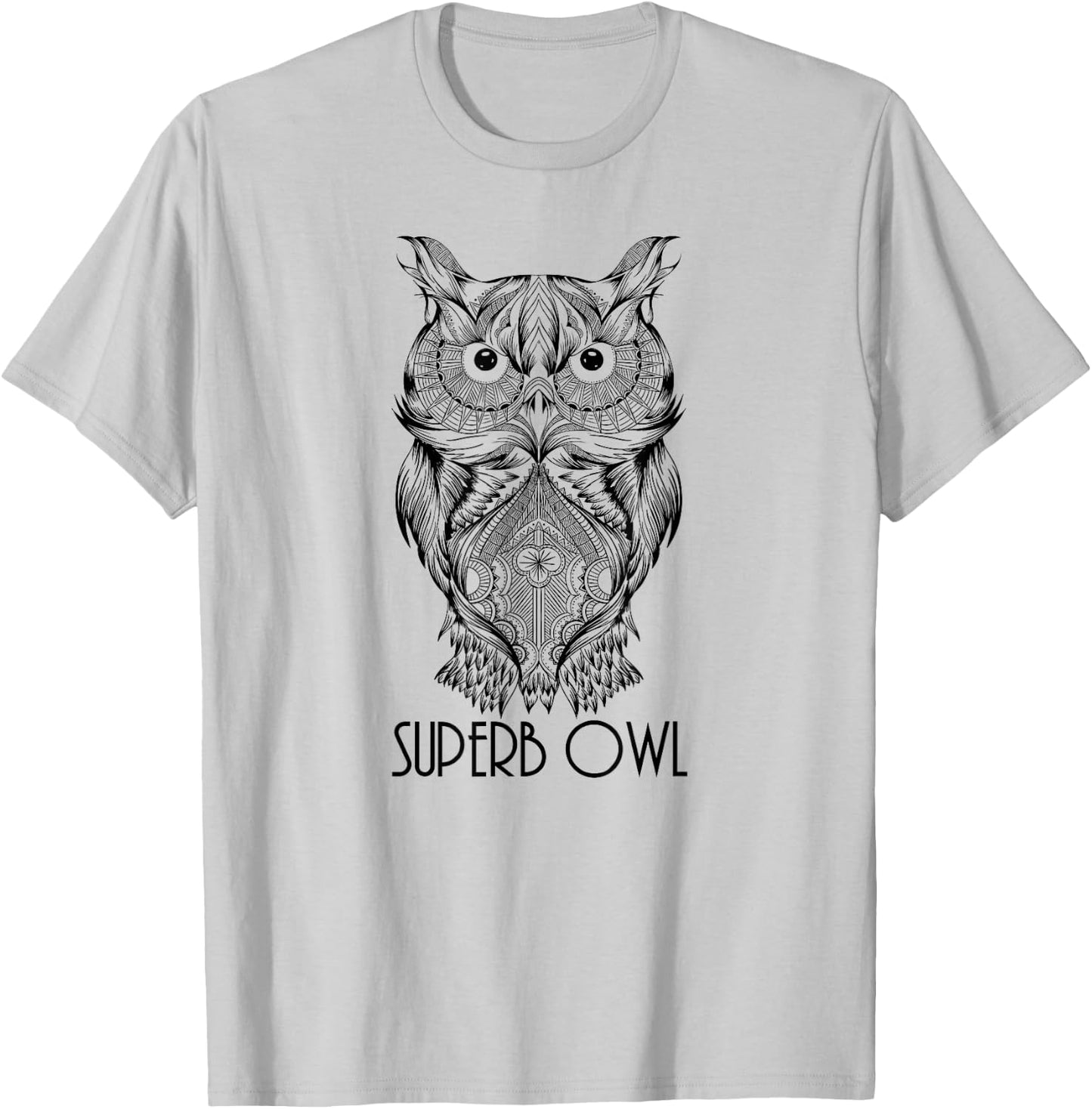 The Elegant Superb Owl Shirt - Owl Bird Shirt T-Shirt - T-Shirt | Ash