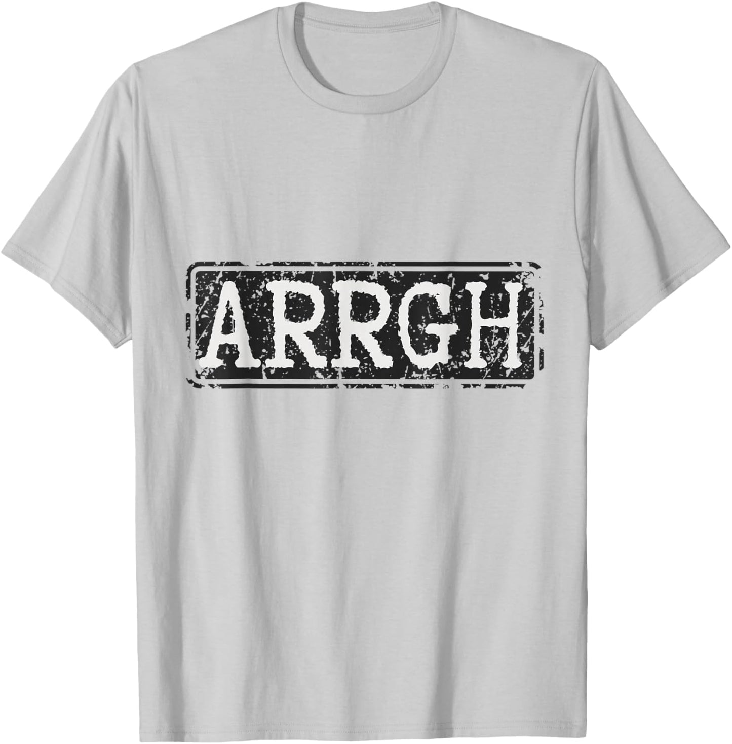 Arrgh Funny Horror T-Shirt - T-Shirt | Ash