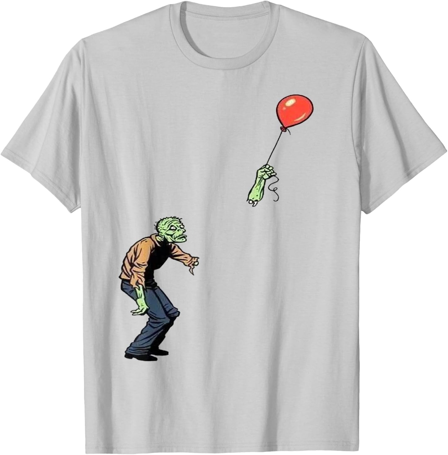 Zombie lost his balloon T-Shirt - T-Shirt | Ash