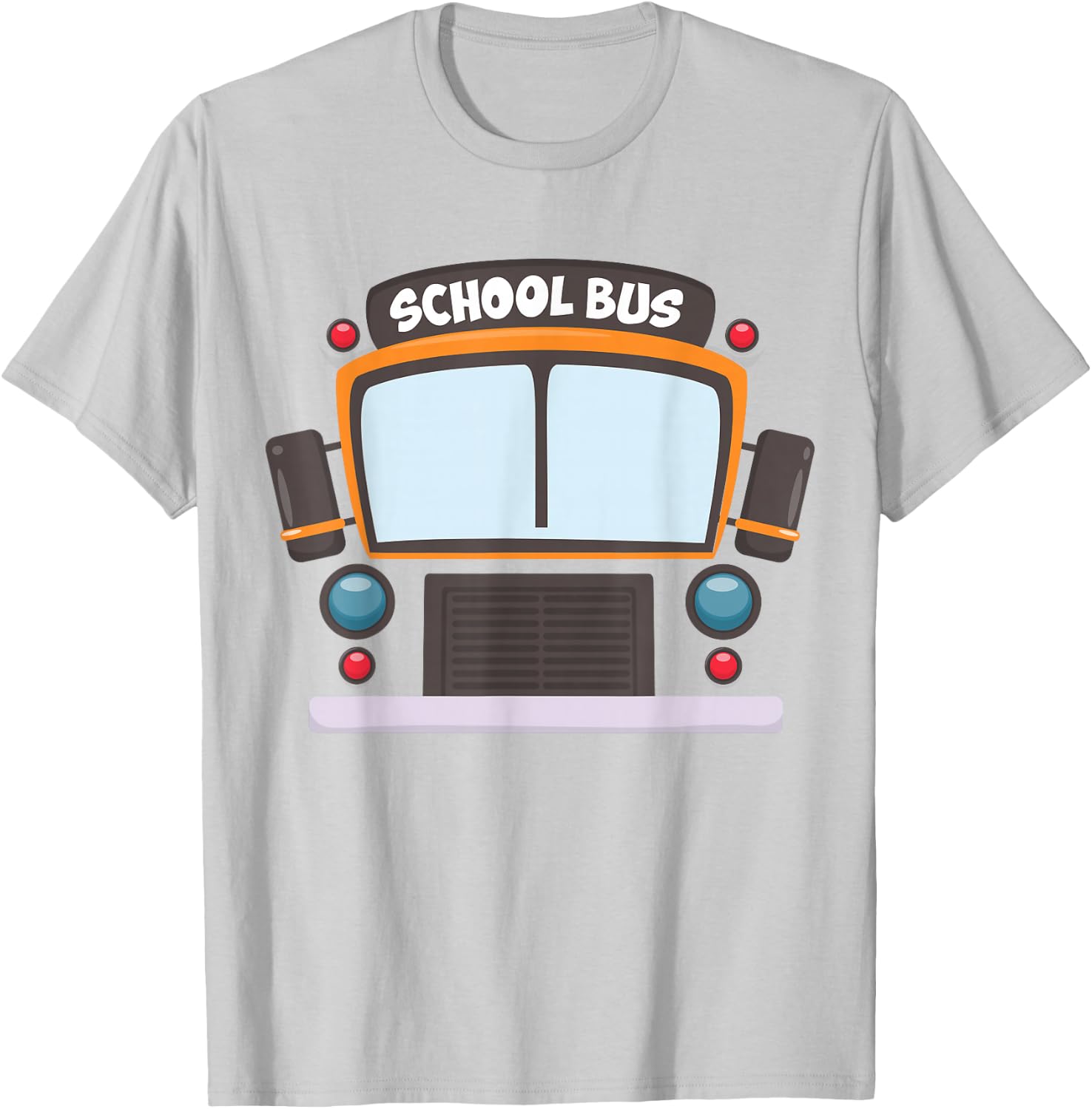 School Bus Costume Shirt Boys Girls Halloween Bus Driver Men T-Shirt - T-Shirt | Ash