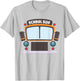 School Bus Costume Shirt Boys Girls Halloween Bus Driver Men T-Shirt - T-Shirt | Ash