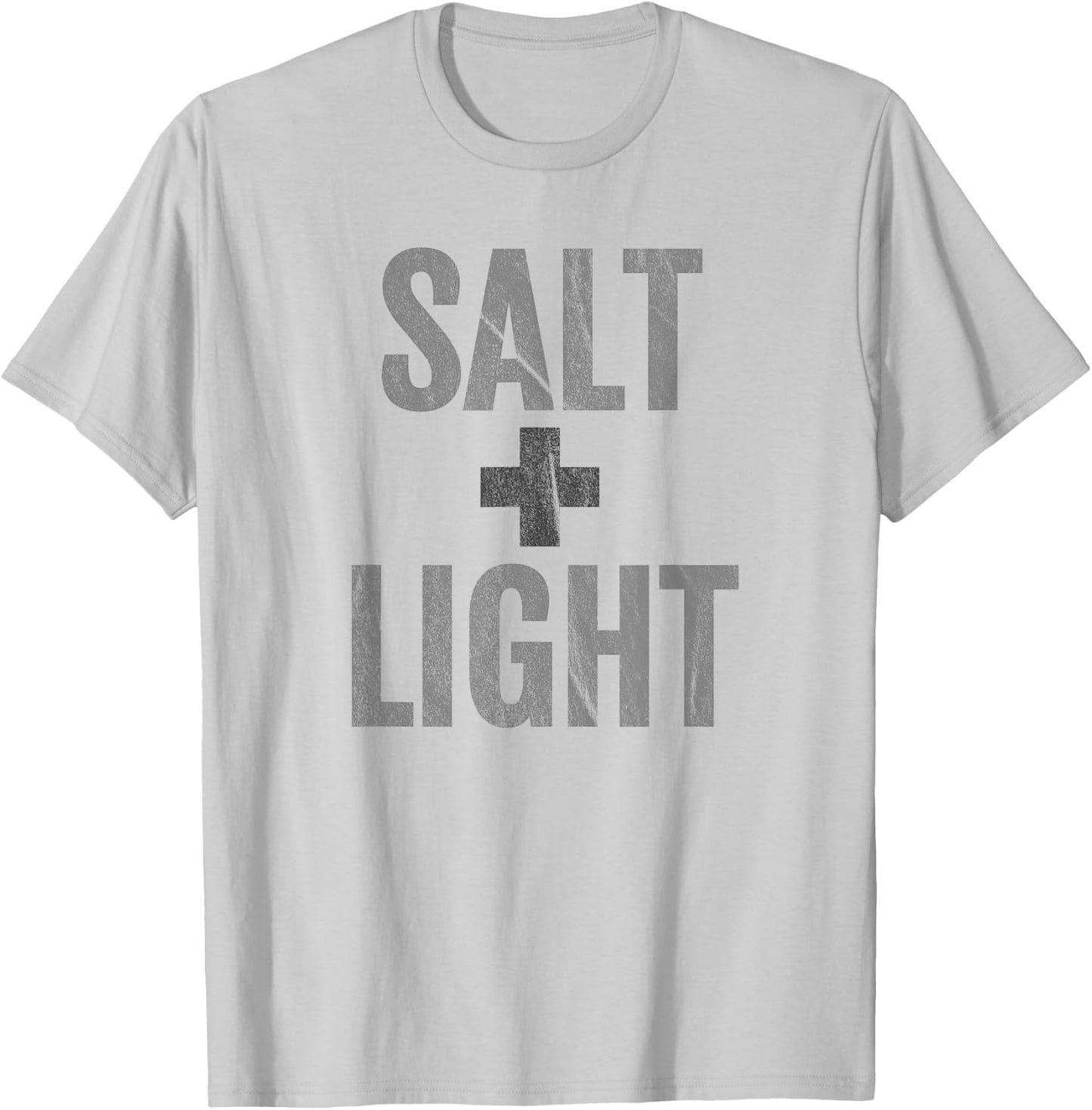 Salt & Light Matt 5:13-16 Bible Verse Christian T-Shirt - T-Shirt | Ash