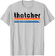 Vintage 80s Style Thatcher AZ T-Shirt - T-Shirt | Ash
