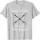 Baton Twirling Gift T Shirt - Just A Girl Who Loves To Twirl T-Shirt - T-Shirt | Ash