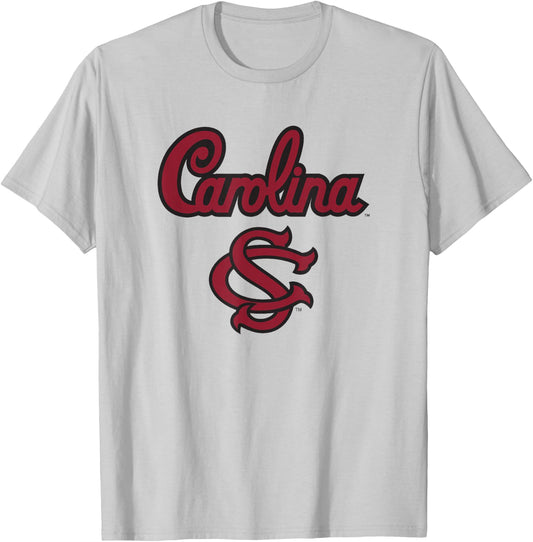 South Carolina Gamecocks Custom Officially Licensed T-Shirt - T-Shirt | Ash