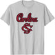 South Carolina Gamecocks Custom Officially Licensed T-Shirt - T-Shirt | Ash