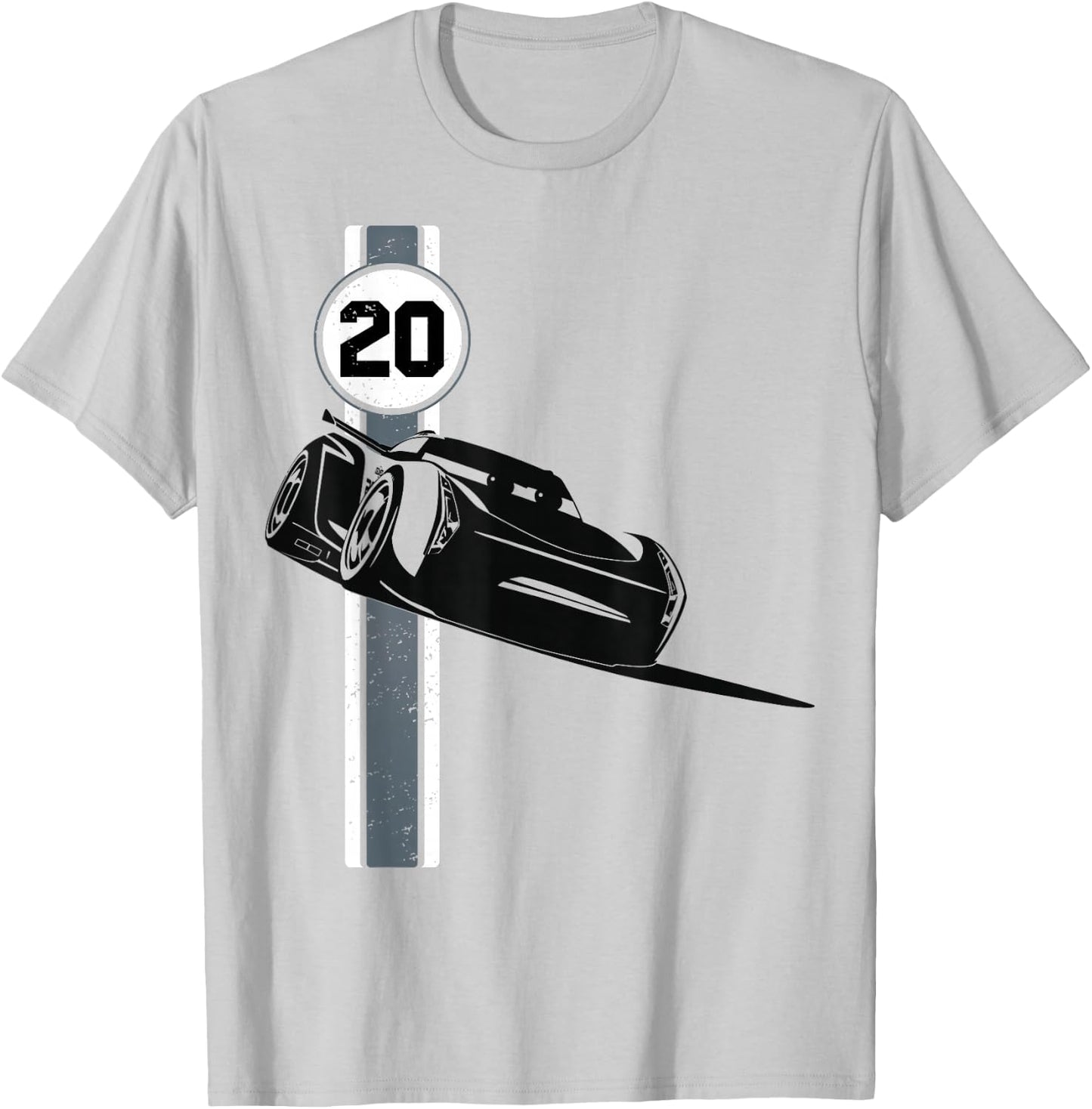 Disney Pixar Cars 3 Jackson Storm Vintage Retro Drift Logo T-Shirt - T-Shirt | Ash