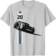Disney Pixar Cars 3 Jackson Storm Vintage Retro Drift Logo T-Shirt - T-Shirt | Ash