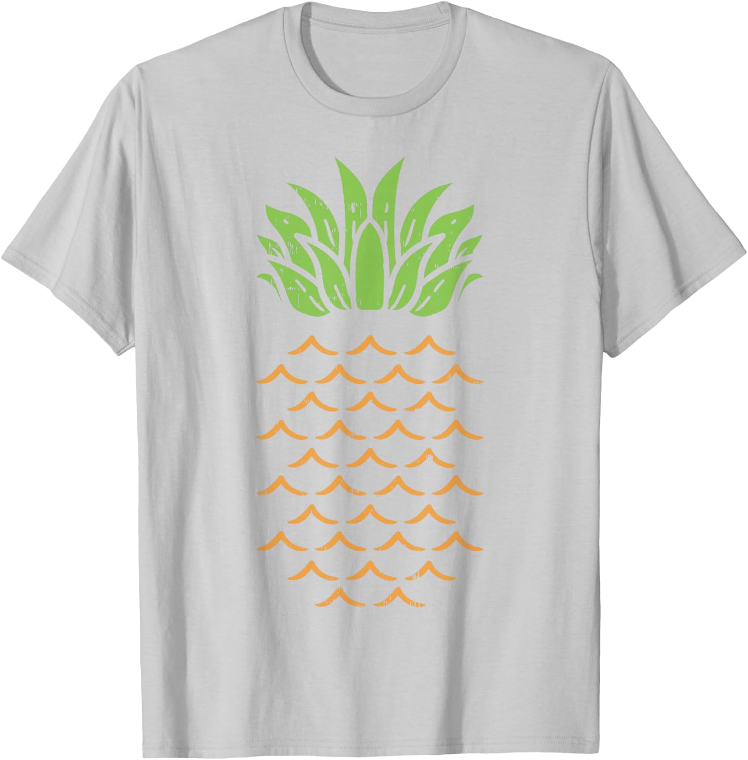 Pineapple Funny Fruit Food Lazy DIY Easy Halloween Costume T-Shirt - T-Shirt | Ash