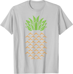 Pineapple Funny Fruit Food Lazy DIY Easy Halloween Costume T-Shirt - T-Shirt | Ash