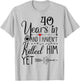 40th Wedding Anniversary Wife 40 Years of Marriage T-Shirt - T-Shirt | Ash