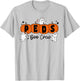 Peds Boo Crew Pumpkin Ghost Pediatric Nurse Halloween T-Shirt - T-Shirt | Ash