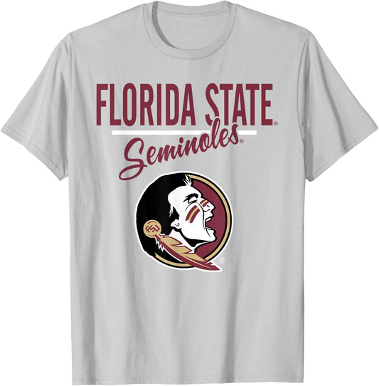 Florida State Seminoles Mascot Gray Officially Licensed T-Shirt - T-Shirt | Ash