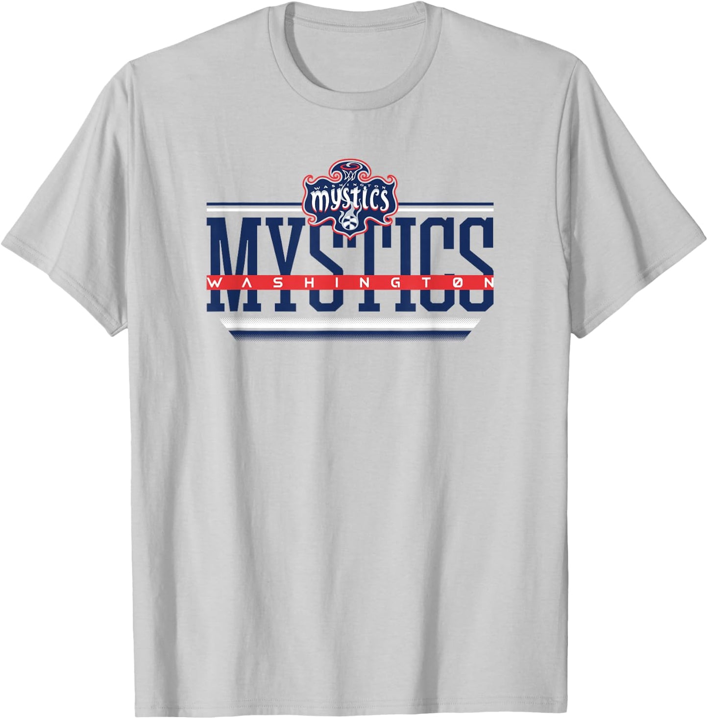 WNBA Washington Mystics Over The Top T-Shirt - T-Shirt | Ash