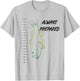 Funny Always Prepared Bass Fishing Shirt With Ruler T-Shirt - T-Shirt | Ash