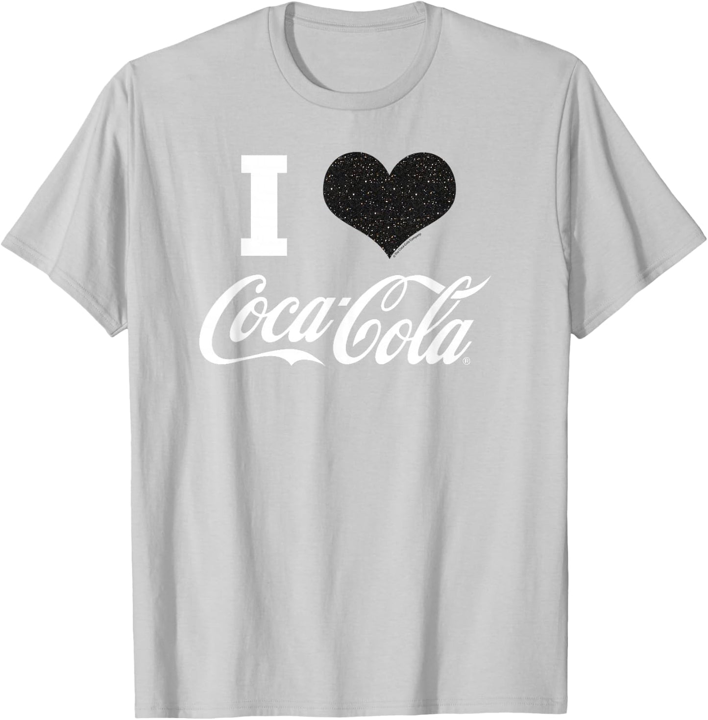 Coca Cola I Heart Coca Cola T-Shirt - T-Shirt | Ash