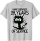 I Have Survived 28 Years Of Of Service T-Shirt - T-Shirt | Ash