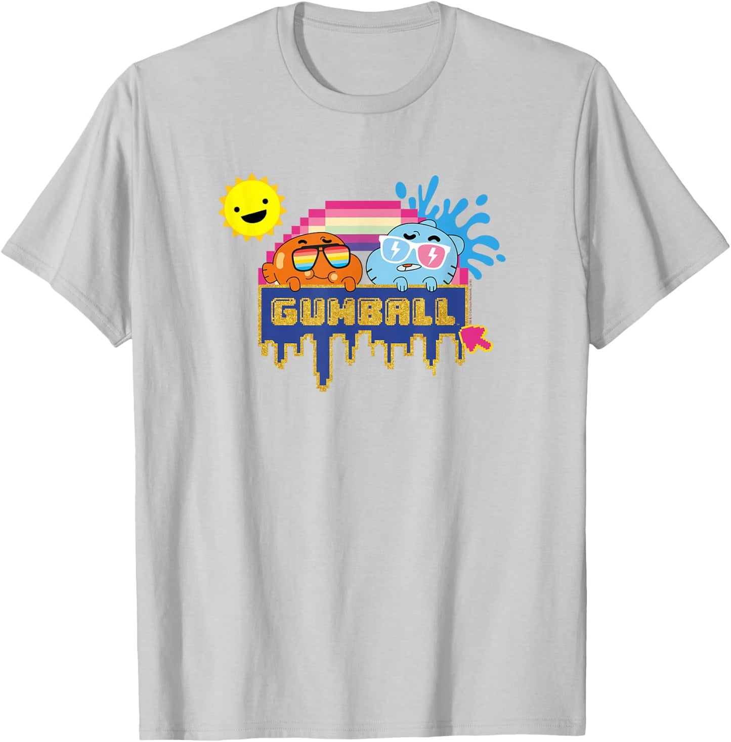 The Amazing World of Gumball Sunshine T-Shirt - T-Shirt | Ash