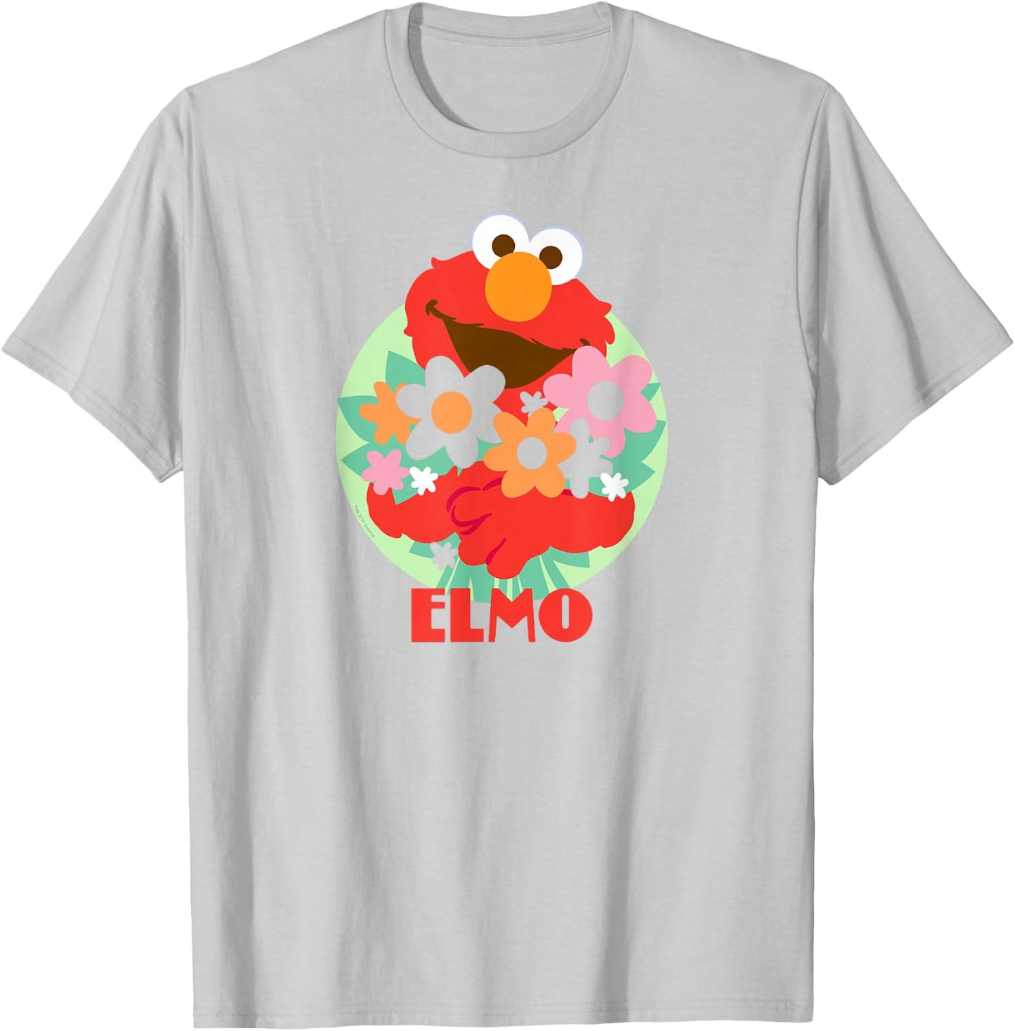 Sesame Street Elmo Flowers for You T-Shirt - T-Shirt | Ash