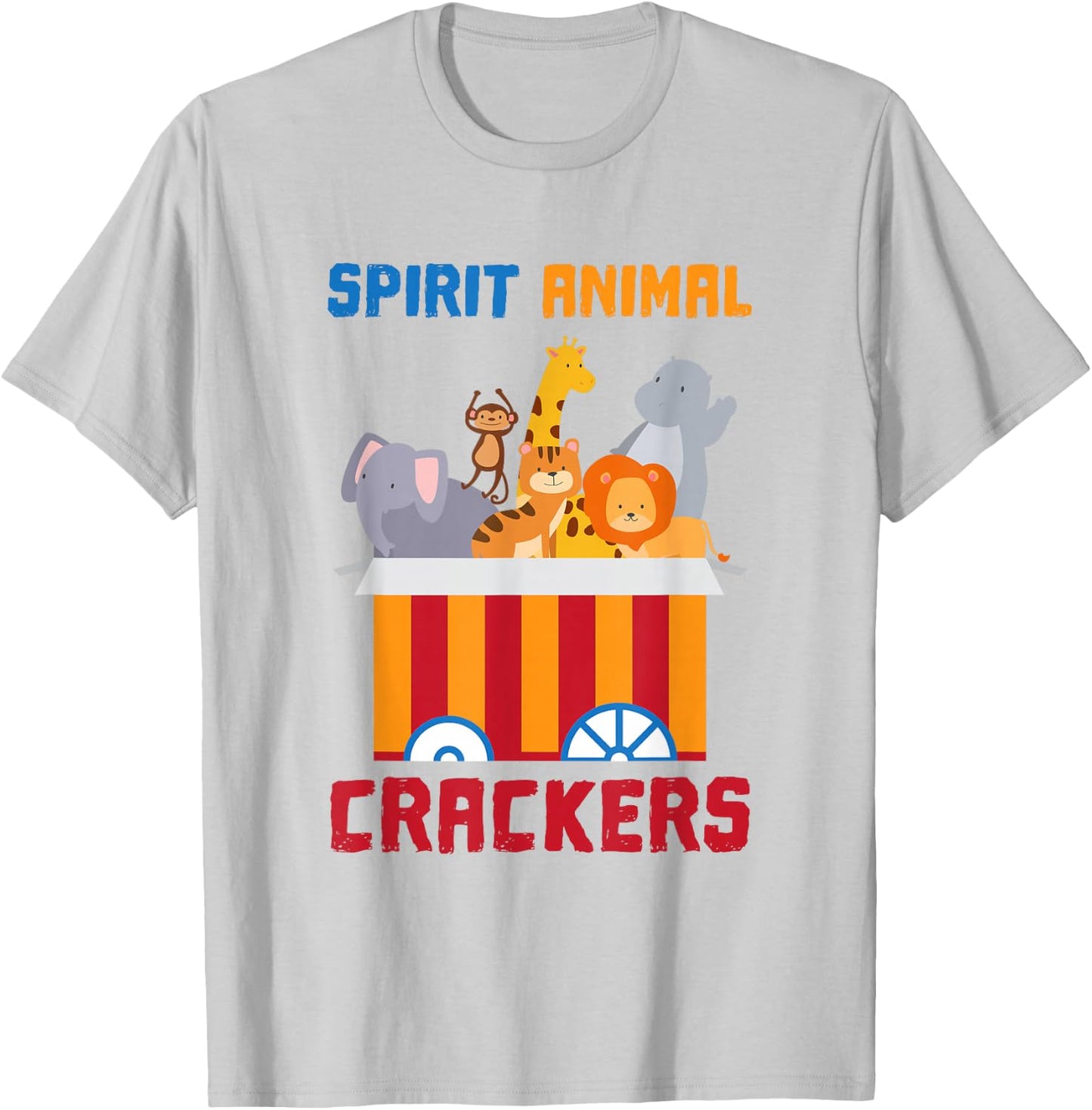 Spirit Animal Crackers | Spirit Animal Shirt T-Shirt - T-Shirt | Ash