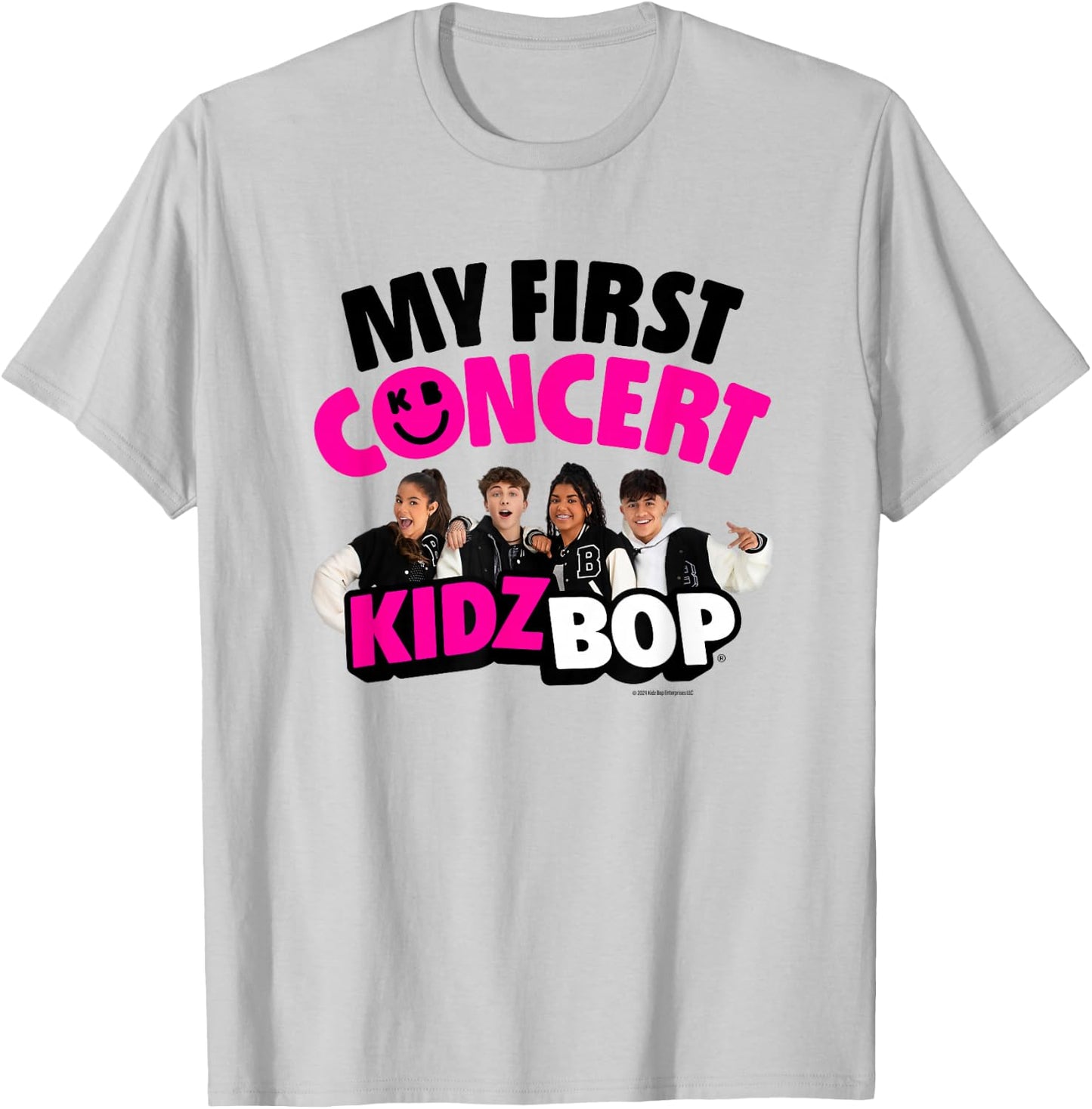 KIDZ BOP - My First Concert Design T-Shirt - T-Shirt | Ash