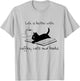 Life Is Better With Books Cats And Coffee T-Shirt - T-Shirt | Ash