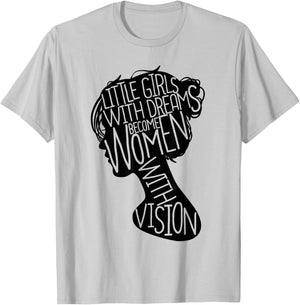 Feminist Rights Social Justice March Shirt for Girls T-Shirt - T-Shirt | Ash