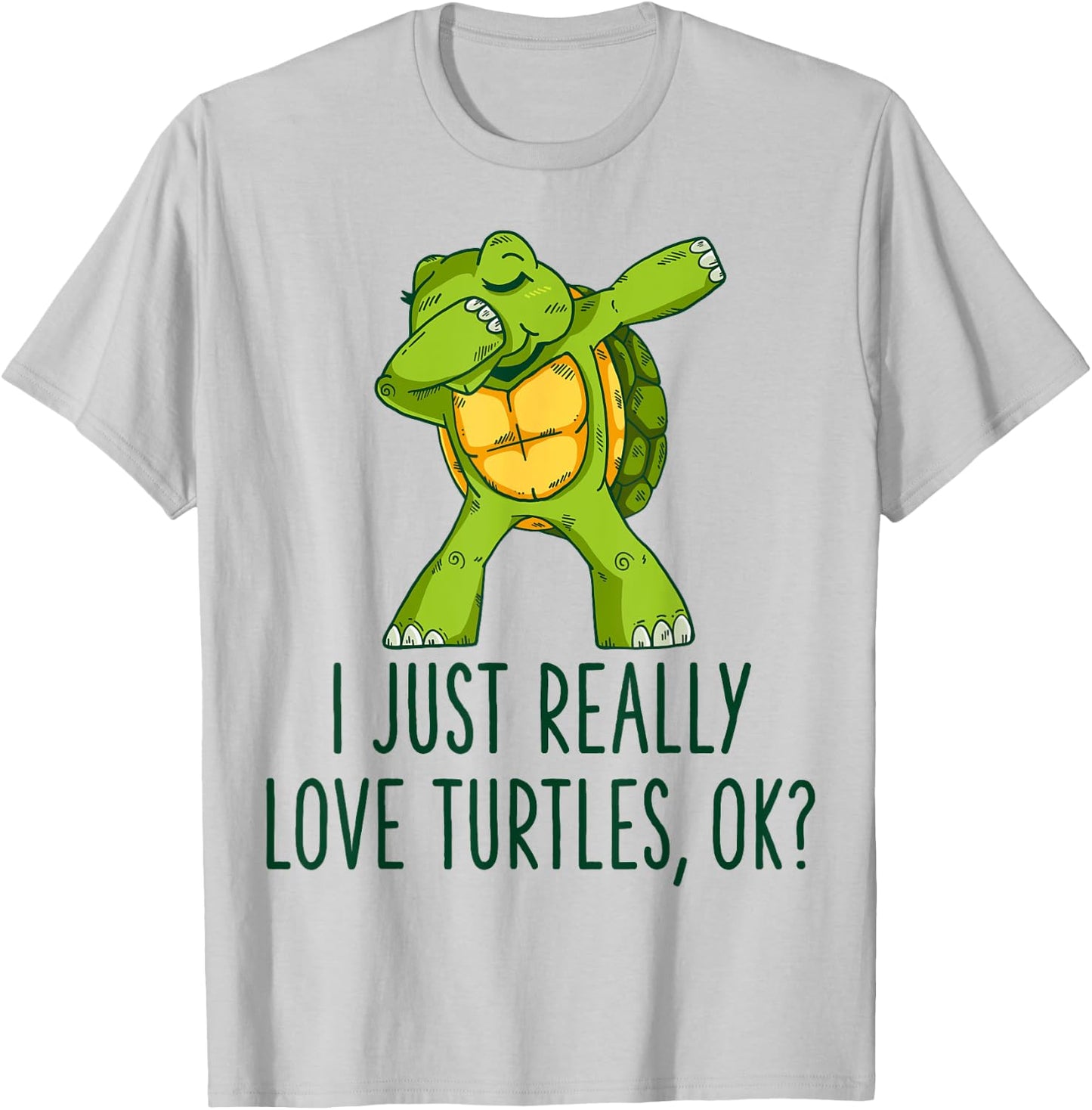I Just Really Like Turtles Shirt Turtle Lover Gift Kids T-Shirt - T-Shirt | Ash