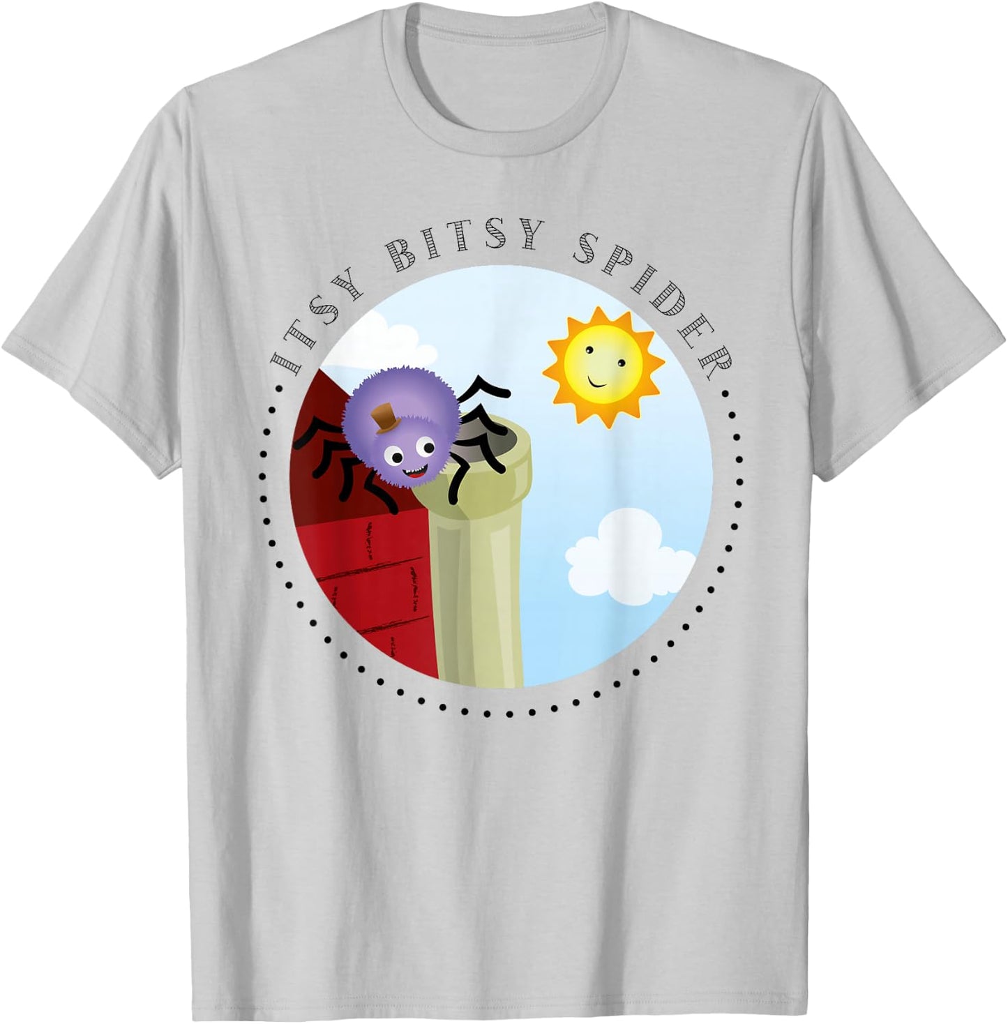 Itsy Bitsy Spider unique Nursery Rhymes Toddler T-Shirt - T-Shirt | Ash