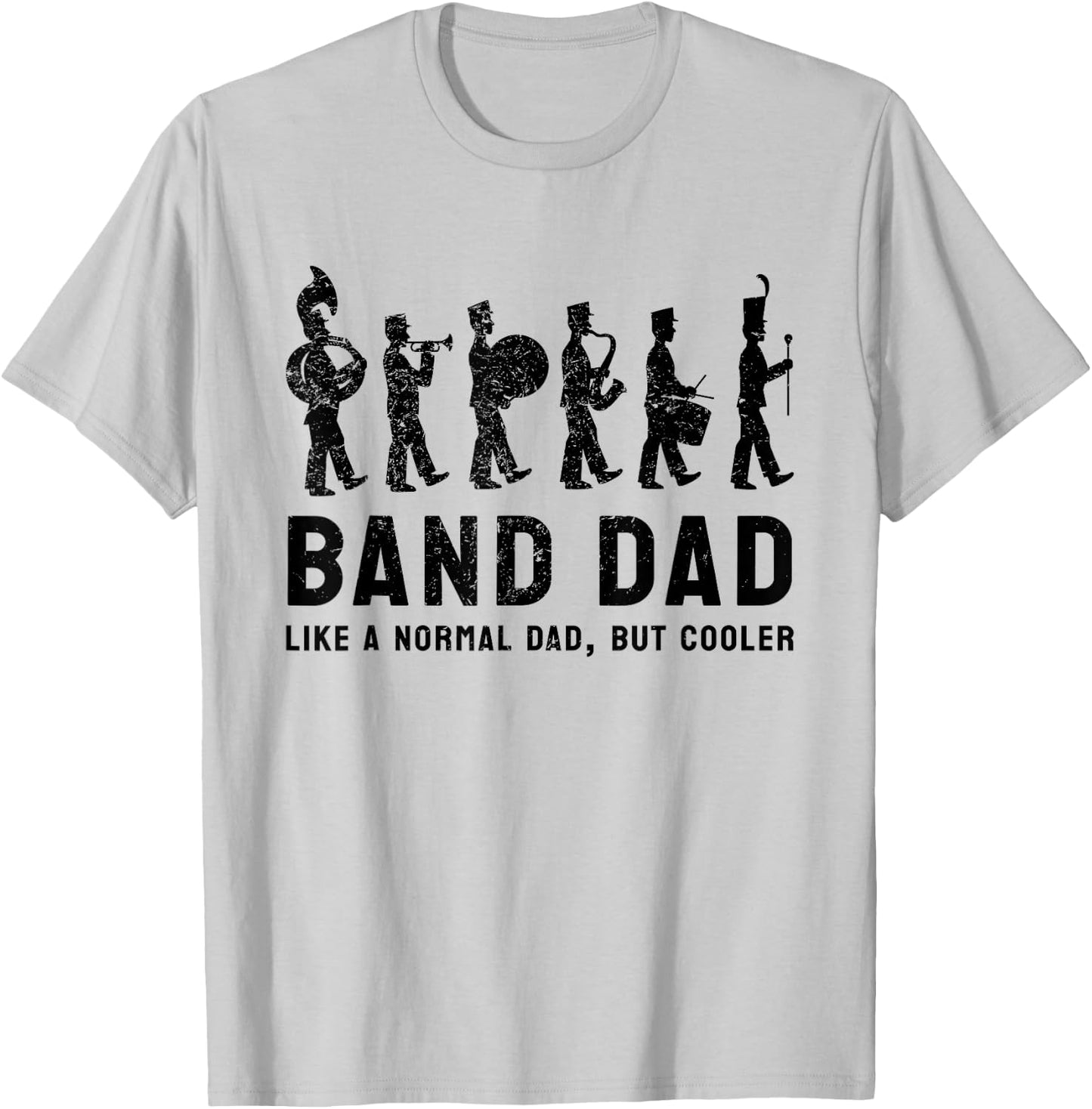Marching Band Dad Definition T-Shirt - T-Shirt | Ash