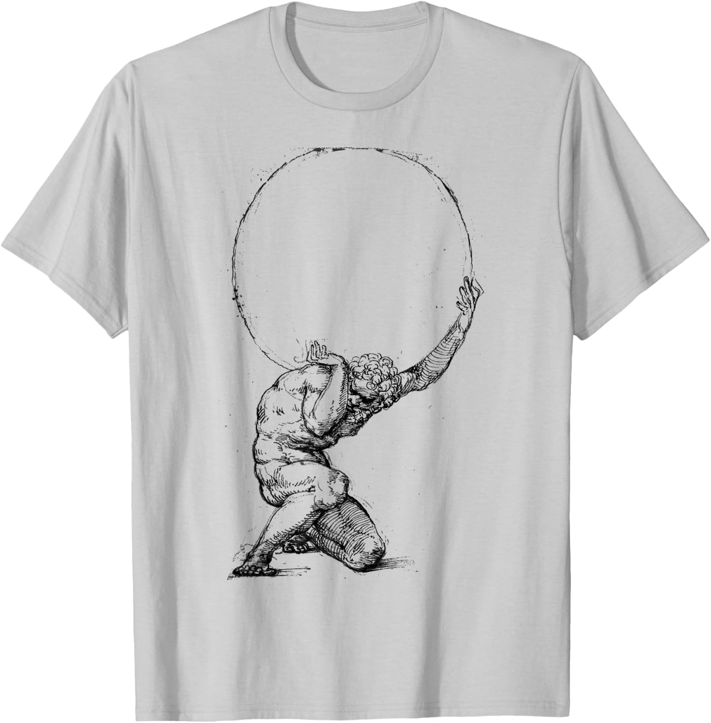 Atlas Greek mythology Greece Greek Gods and Heroes T-Shirt - T-Shirt | Ash