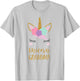 Grandma Unicorn Shirt, Cute Unicorn Grandma Gift T-Shirt - T-Shirt | Ash