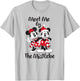Disney - Mickey Mouse Mistletoe Holiday T-Shirt - T-Shirt | Ash